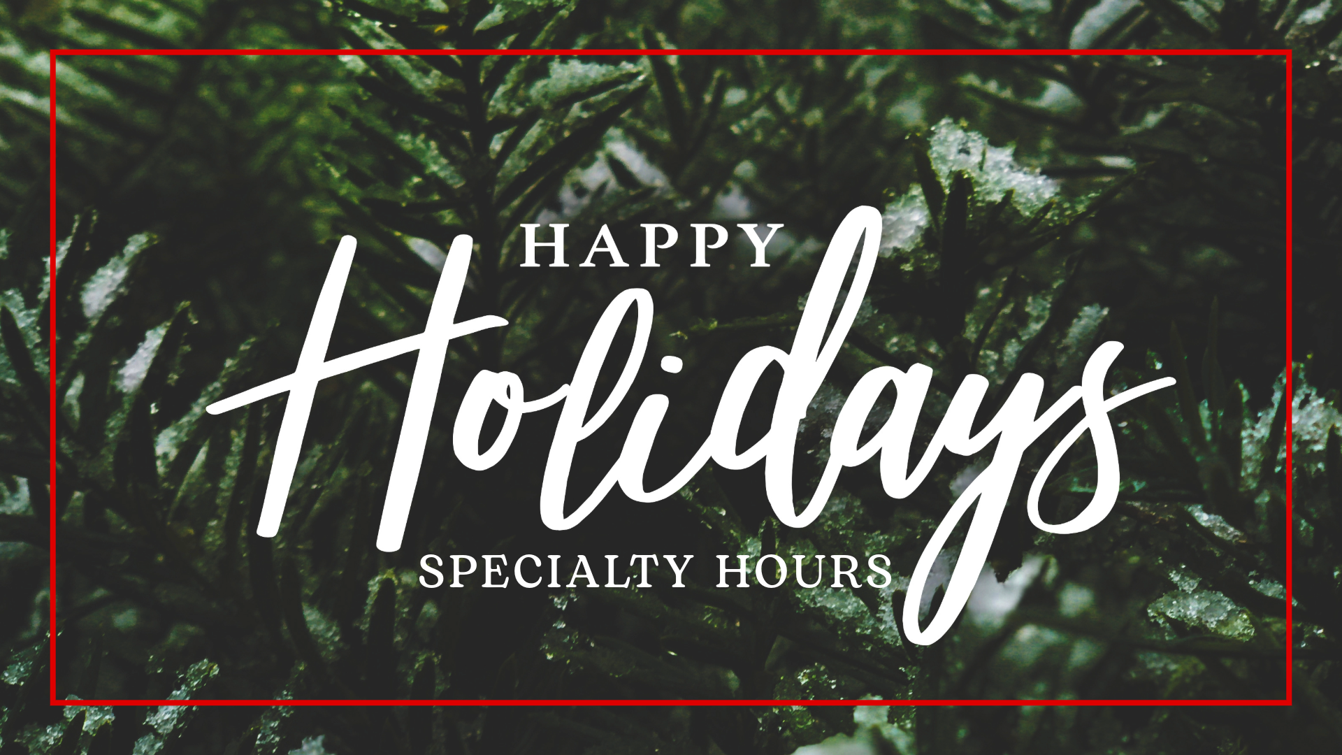 Holiday Hours - 2025 - Christmas Day Image