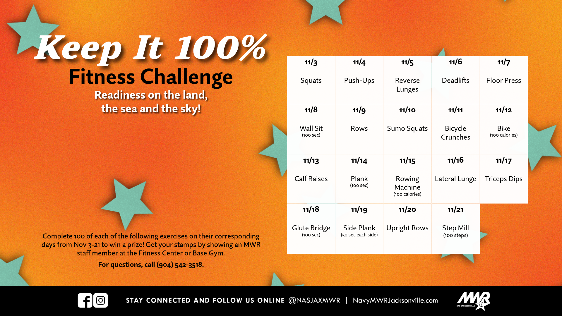 Keep It 100 Fitness Challenge