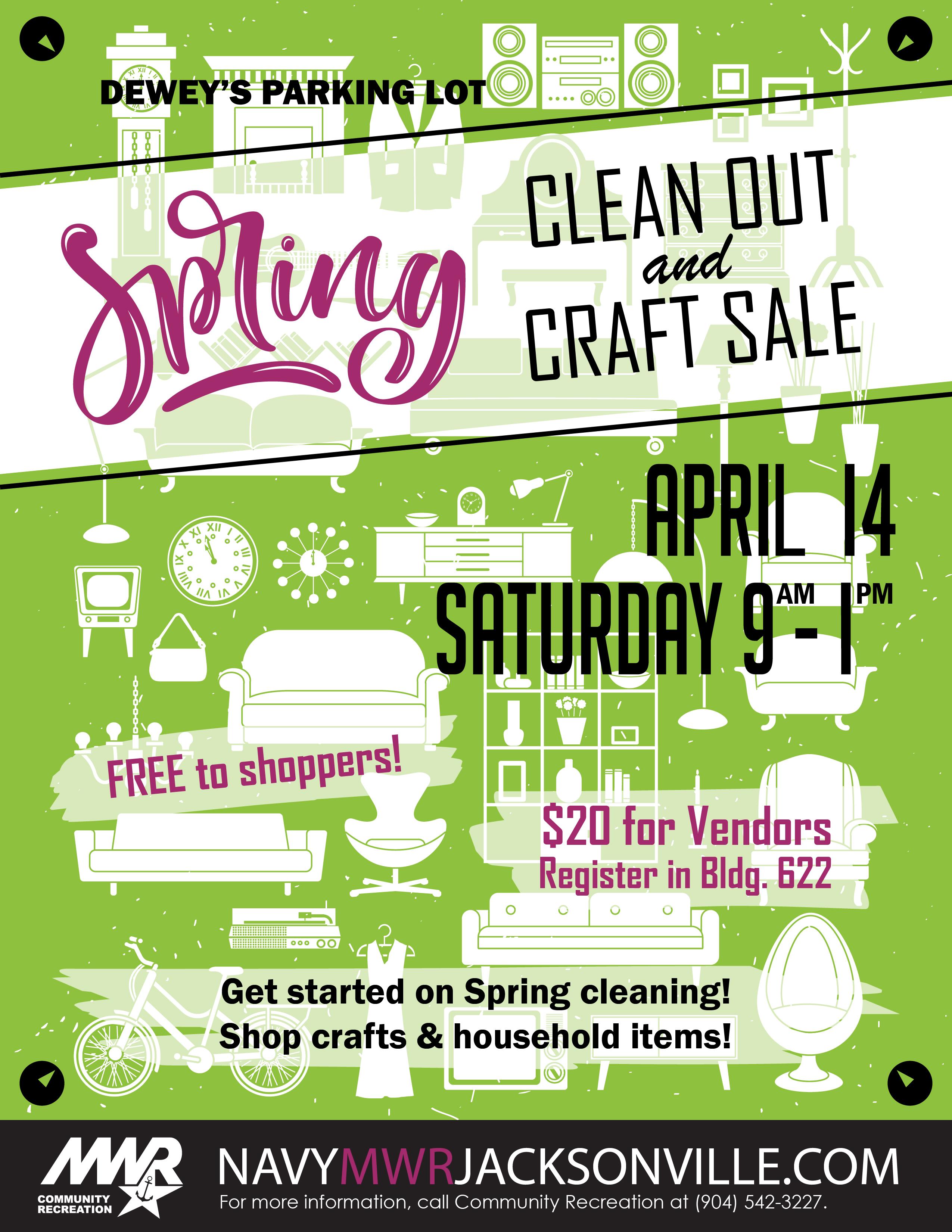 Spring Clean Out & Craft Sale