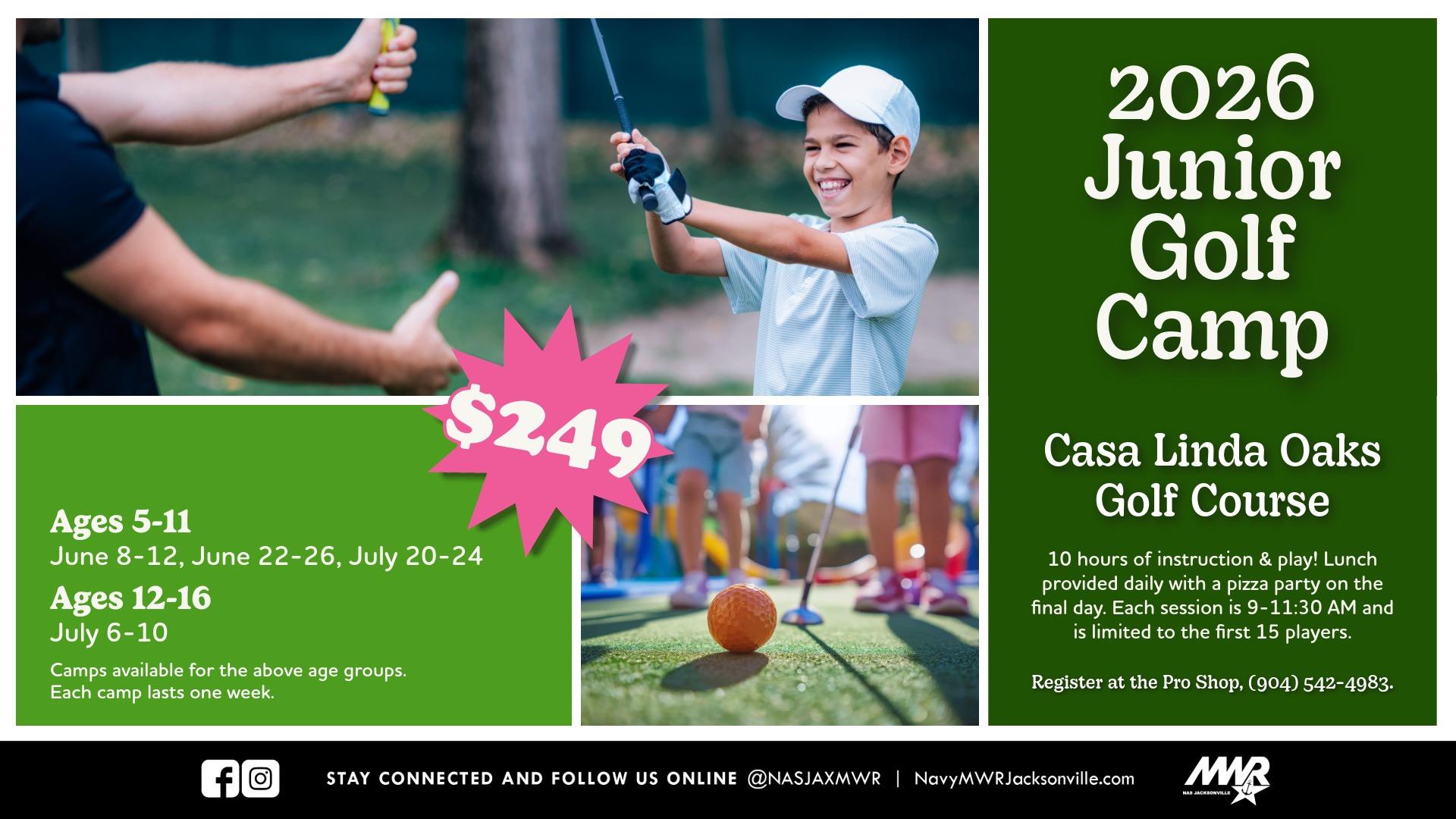Junior Golf Camp Web Ad