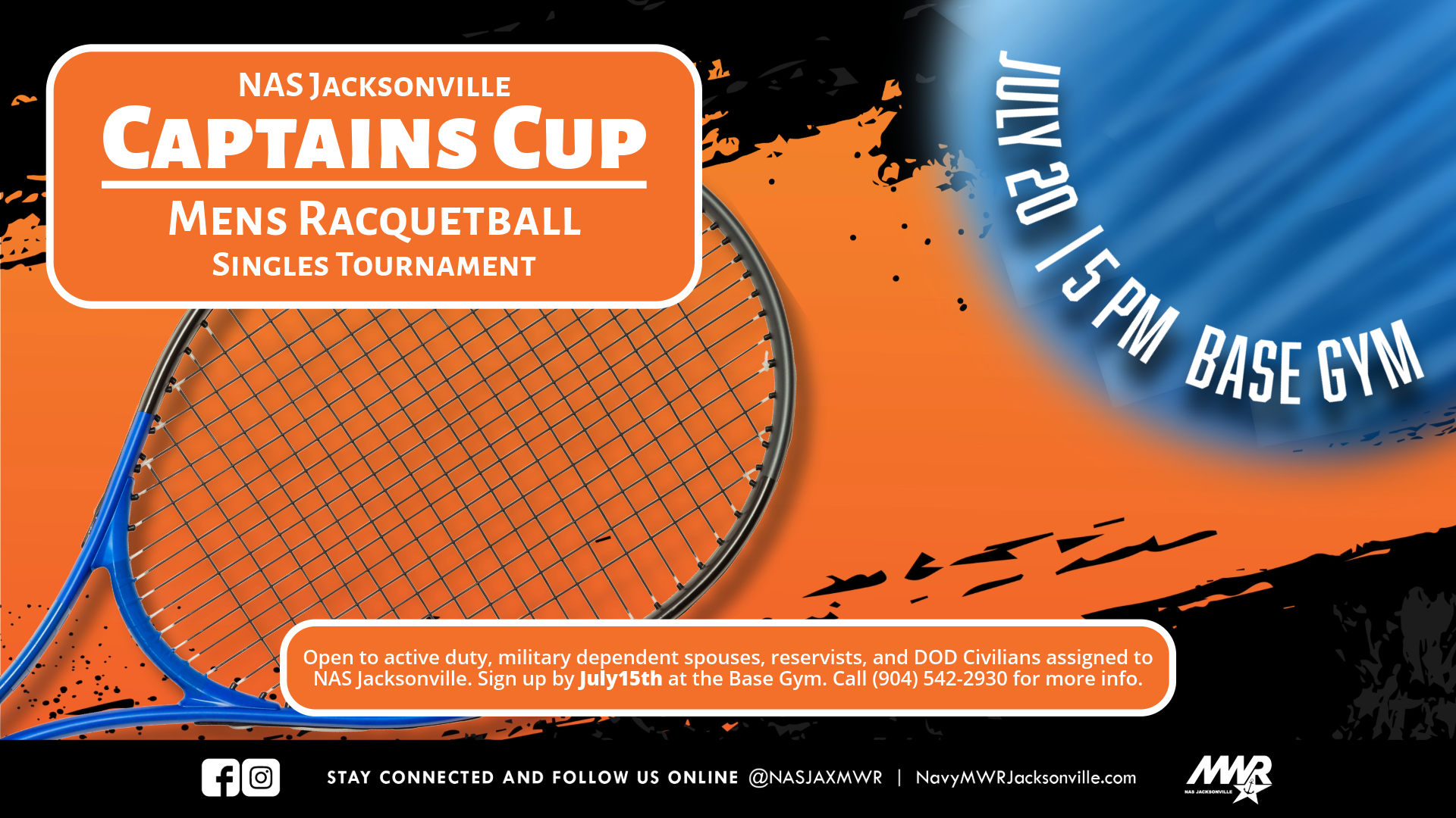 Men's Raquetball Tournament - 7.20 - 2026