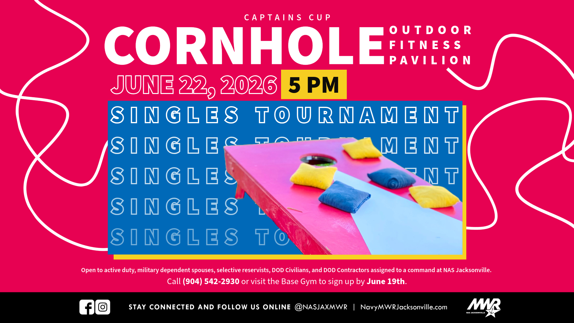 Cornhole Singles Tournament - 2026 - WEB