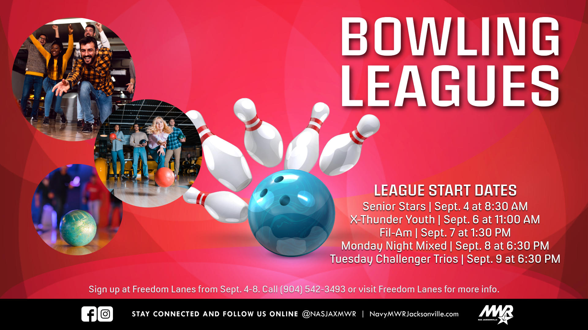 Bowling League Ad